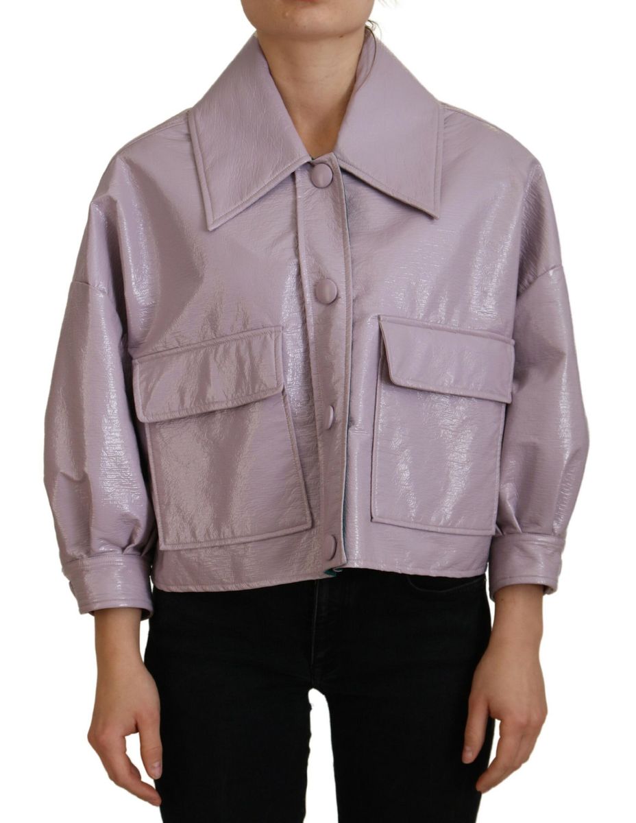 DOLCE & GABBANA Dolce & Gabbana  Cotton Button Down Cropped Women's Jacket