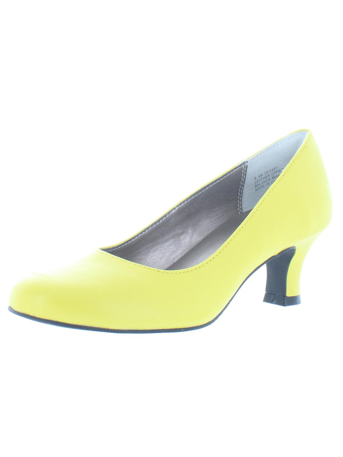 Shop Array Flatter Womens Low Heels In Yellow