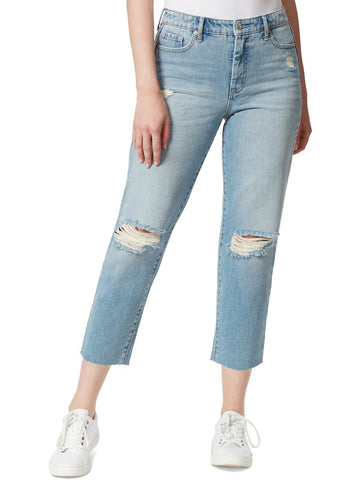 Jessica Simpson womens high rise distressed ankle jeans