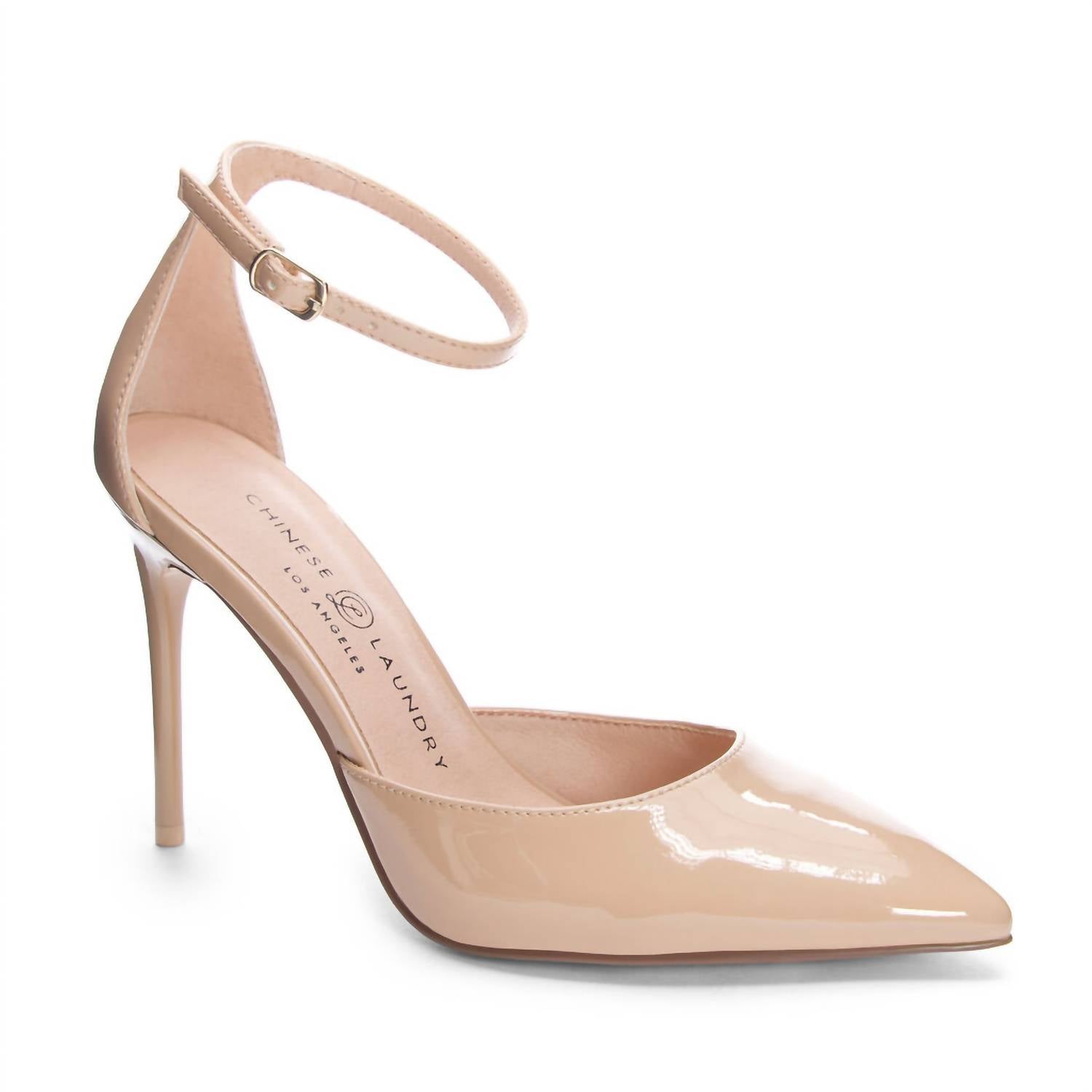 CHINESE LAUNDRY Dolly Patent Heels In Nude