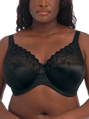  Le Mystere Satin & Mesh Unlined Bra 38E, Silver : Clothing,  Shoes & Jewelry