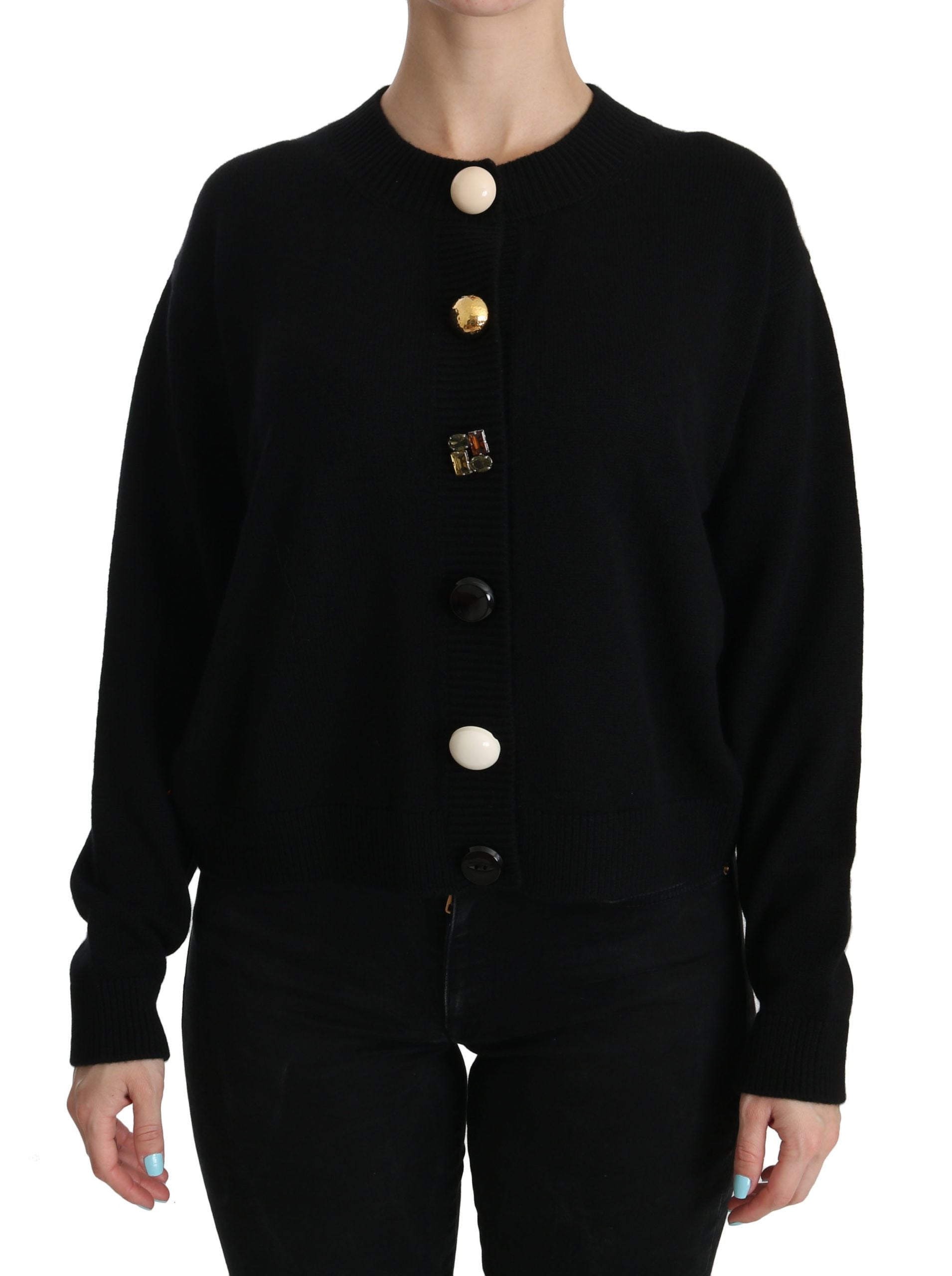 DOLCE & GABBANA Dolce & Gabbana  Button Embellished Cardigan Women's Sweater