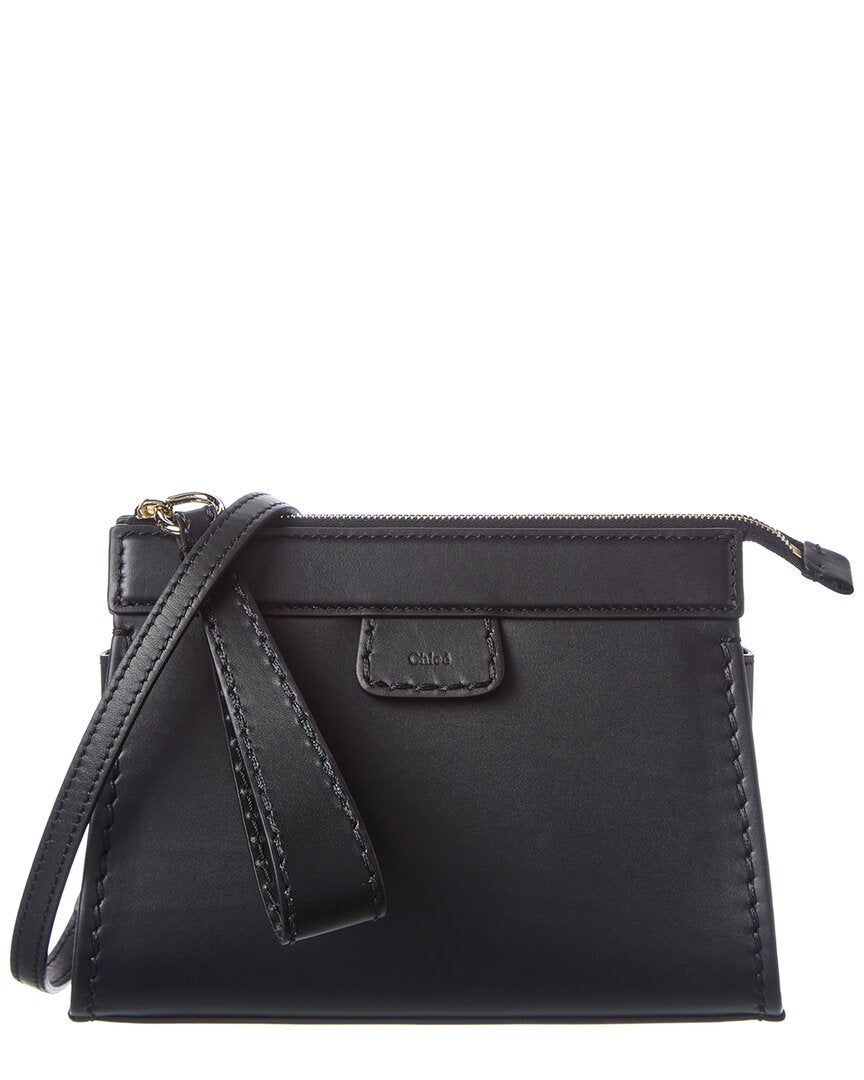 Chloé Edith Phone Crossbody Pouch Black Leather ref.628316 - Joli