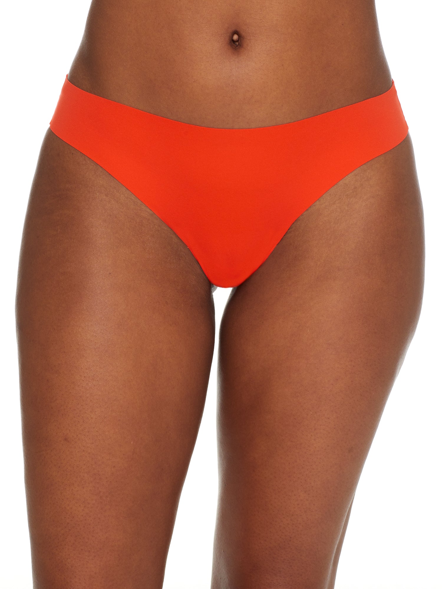 Bare Women's The Easy Everyday No Show Thong In Orange