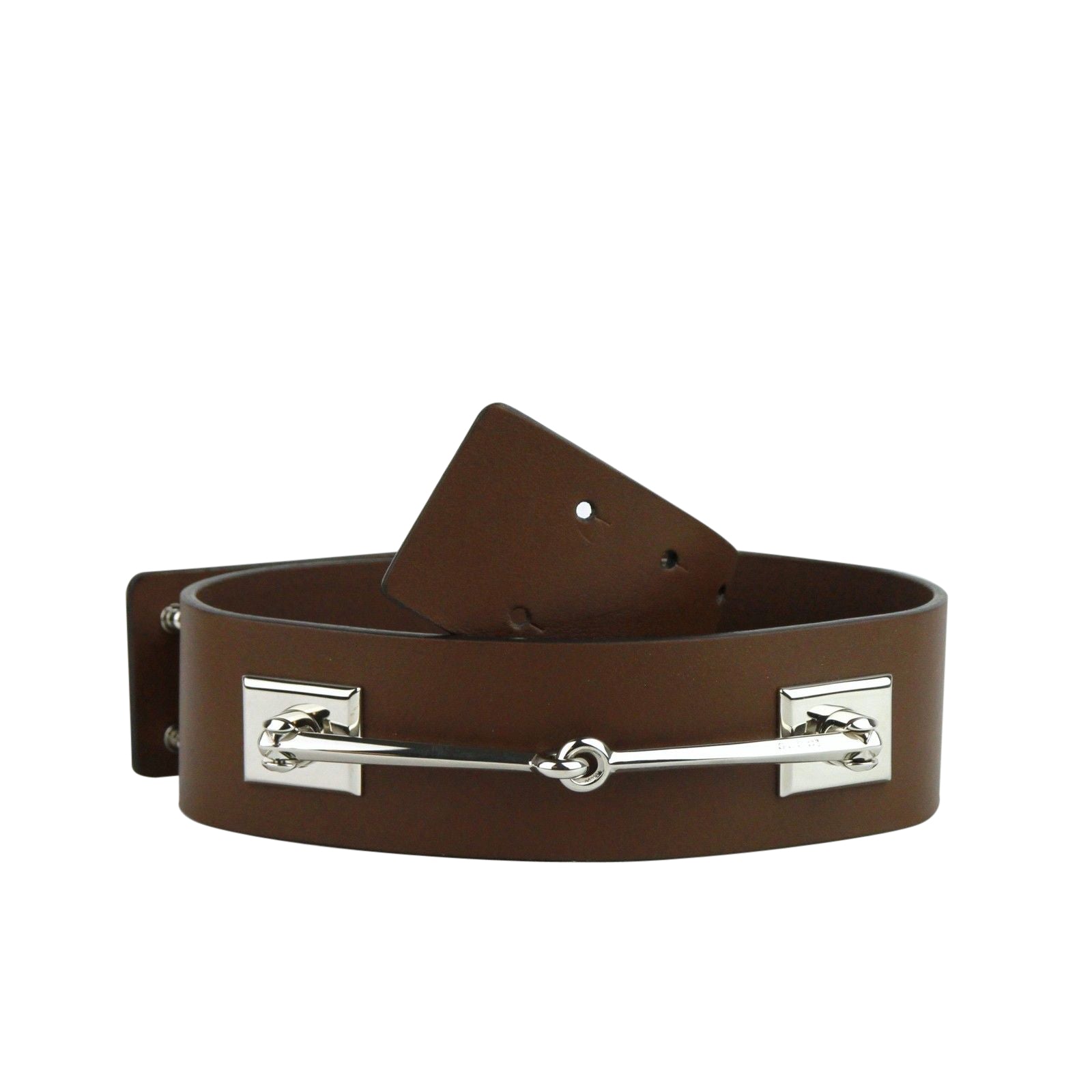 GUCCI Gucci Women's  Horsebit Leather Horsebit Waist Belt