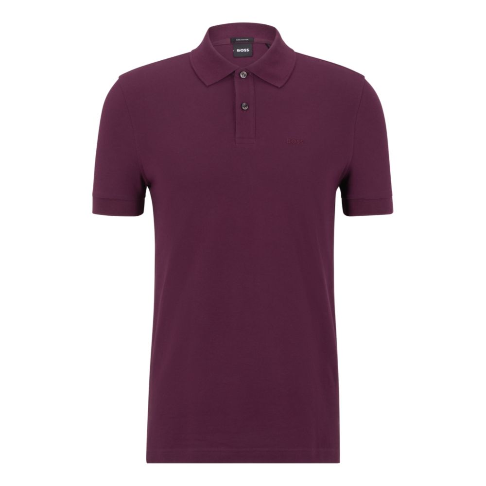 HUGO BOSS Regular-fit polo shirt with logo embroidery