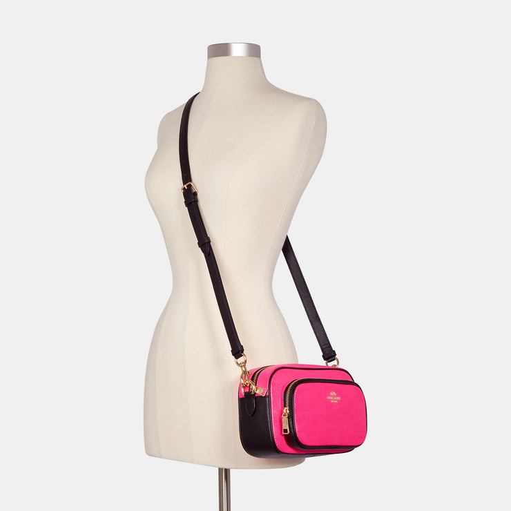 coach court crossbody in colorblock