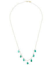 Meira T 14K 6.22 ct. tw. Diamond & Emerald Necklace