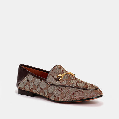 코치 COACH Outlet haley loafer,khaki/mahogany / Regular