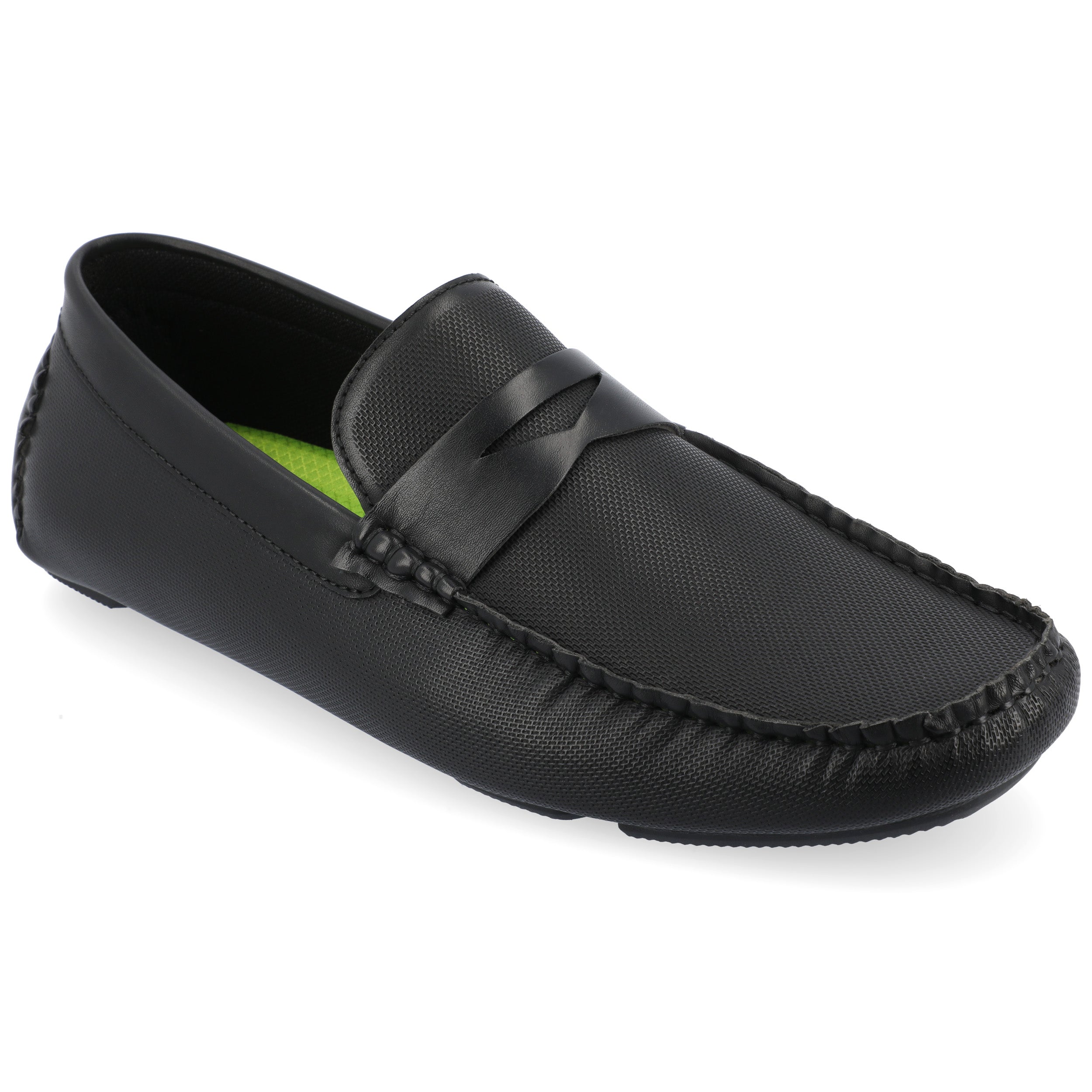 Shop Vance Co. Isaiah Driving Loafer In Black