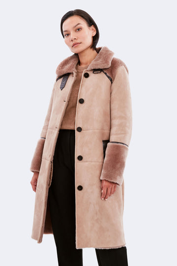 Dawn Levy astrid - suede coat