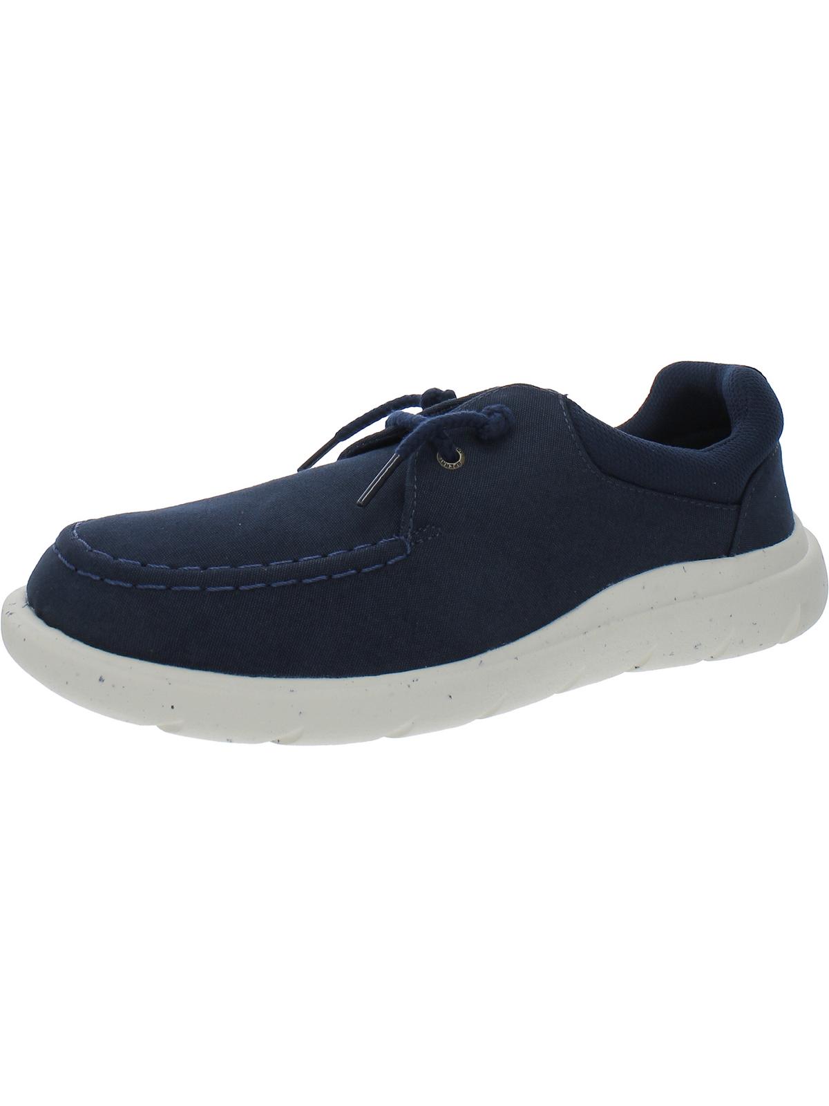 Shop Sperry Captains Moc Womens Canvas Casual Boat Shoes In Blue