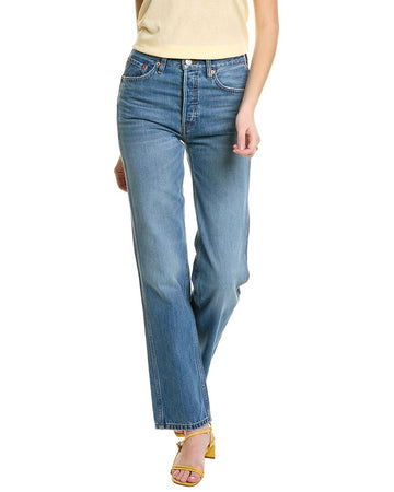 RE/DONE 90s blue haze high-rise loose jean