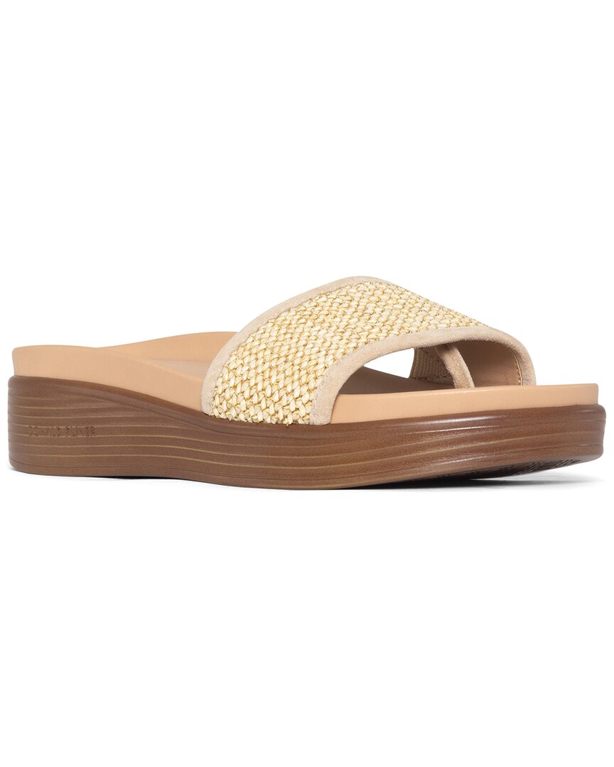 Shop Donald Pliner Fiji Raffia Sandal In Beige