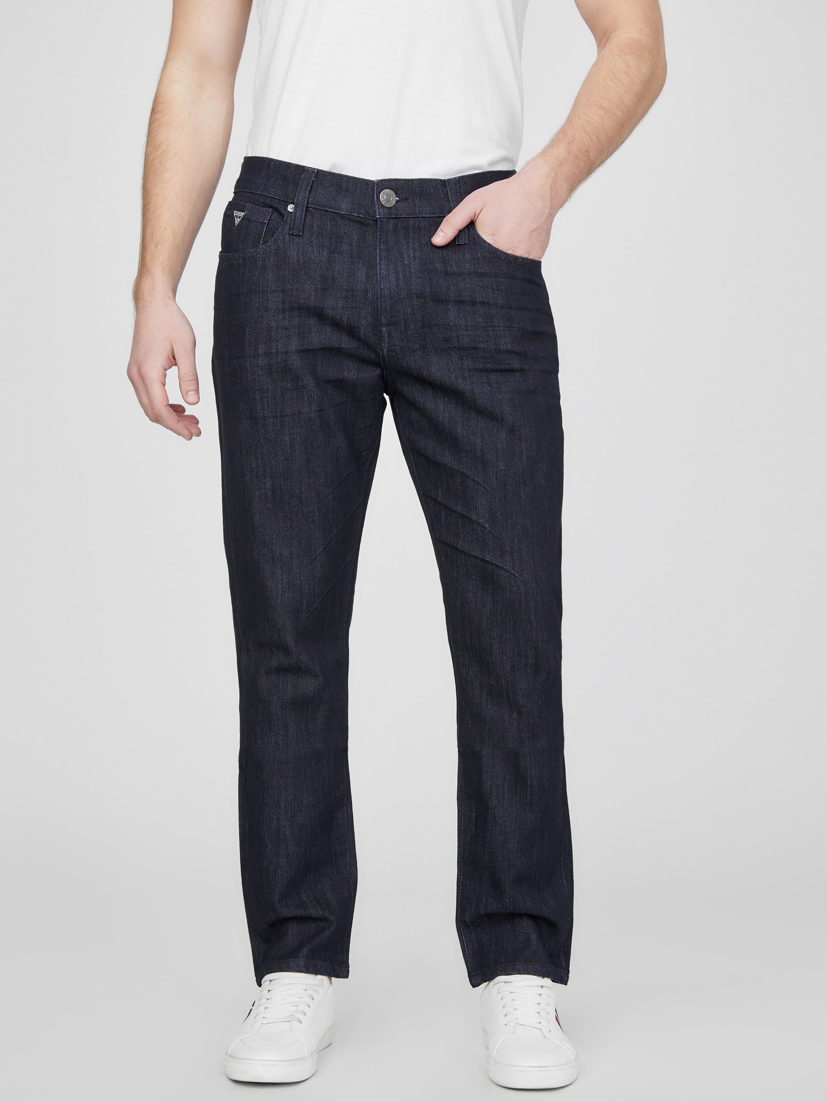 Guess Factory Halsted Slim Tapered Jeans In Blue | ModeSens