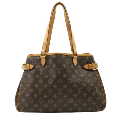 Louis Vuitton Batignolles Horizontal Brown Canvas Shoulder Bag (Pre-Ow