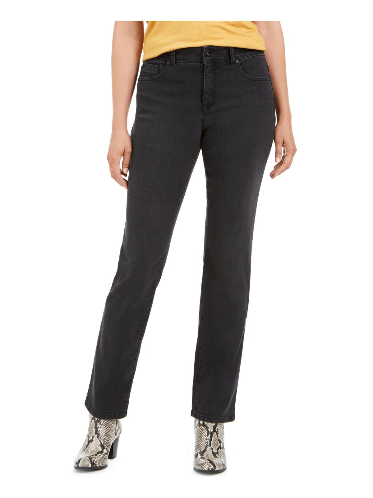 STYLE & CO Womens High Rise Denim Classic Straight Jeans