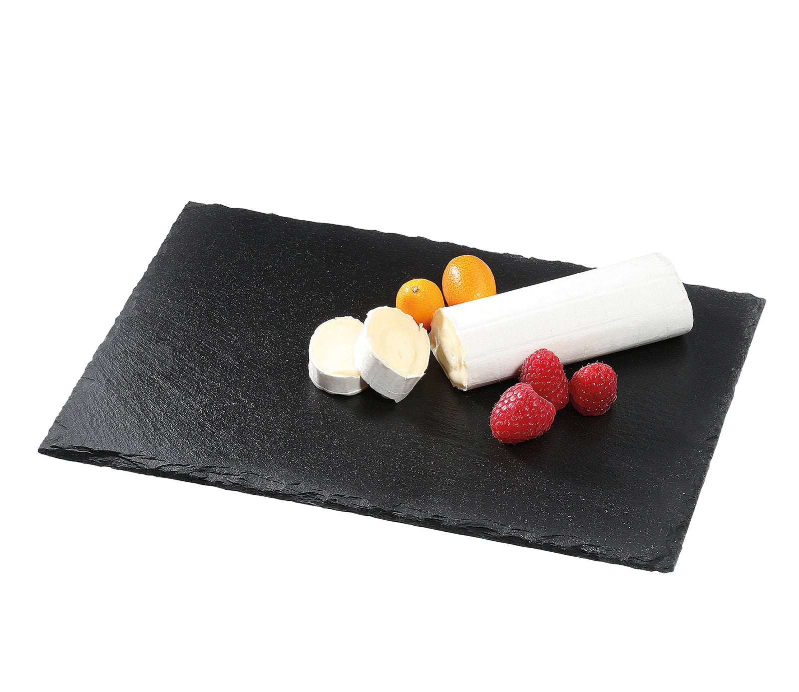 Shop Cilio Slate Serving Board For Cheese And Appetizers, Rectangular, 11.8-inch X 7.9-inch In Black