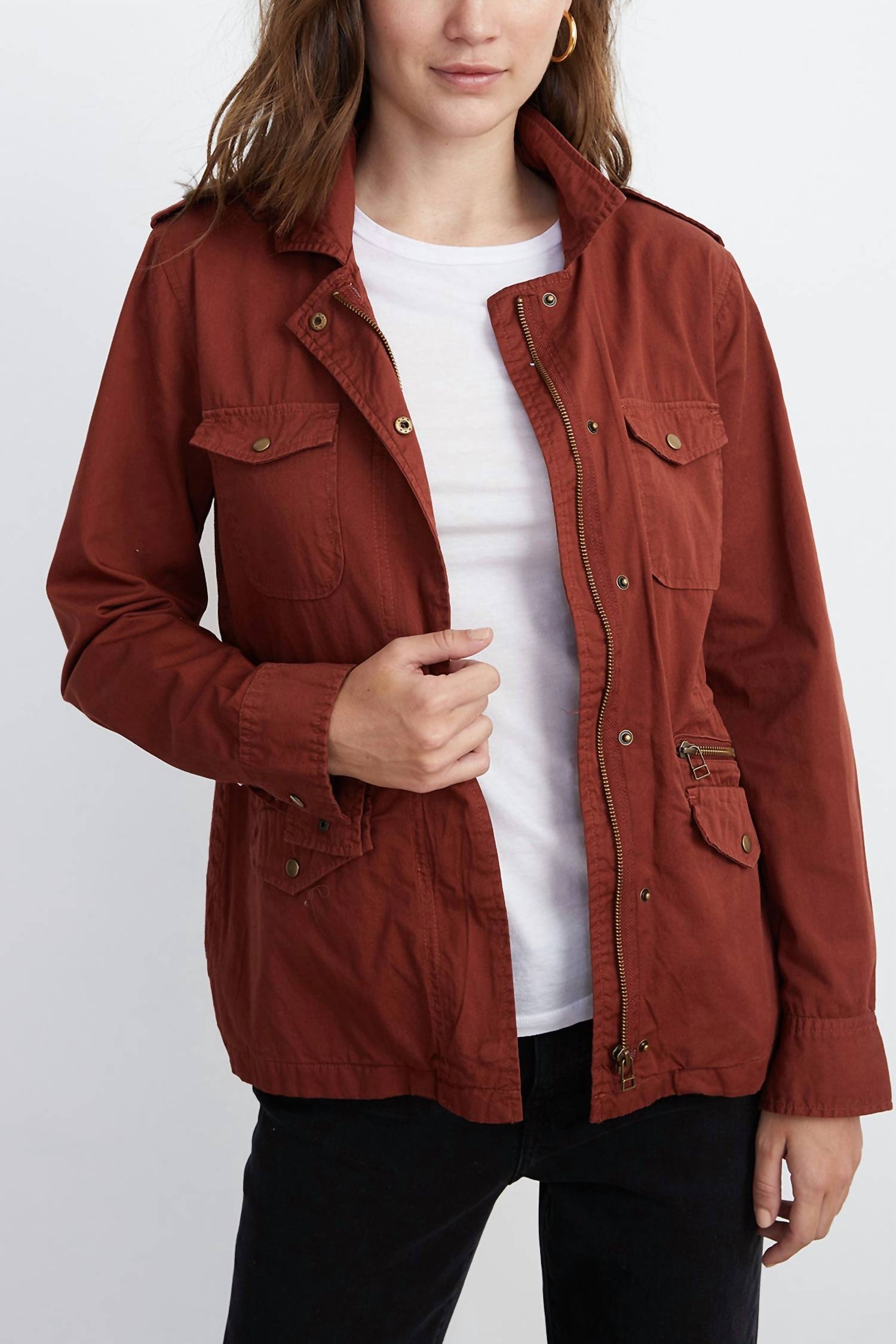 Velvet by Graham & Spencer Ruby Lightweight Cargo Jacket