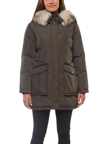 Vince Camuto womens down anorak parka coat
