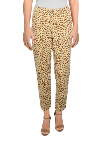 Style & Co. womens animal print mid-rise skinny jeans