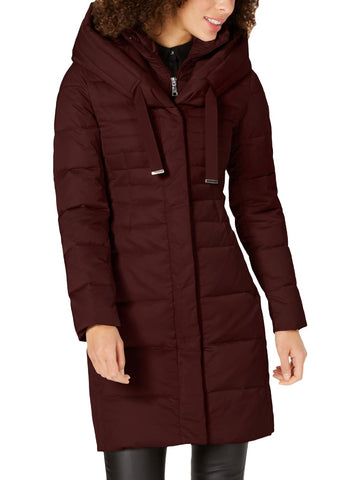 Tahari mia womens down cold weather puffer jacket