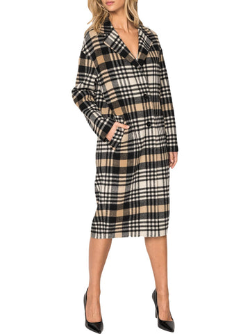 LAMARQUE coppola womens cold weather midi wool coat