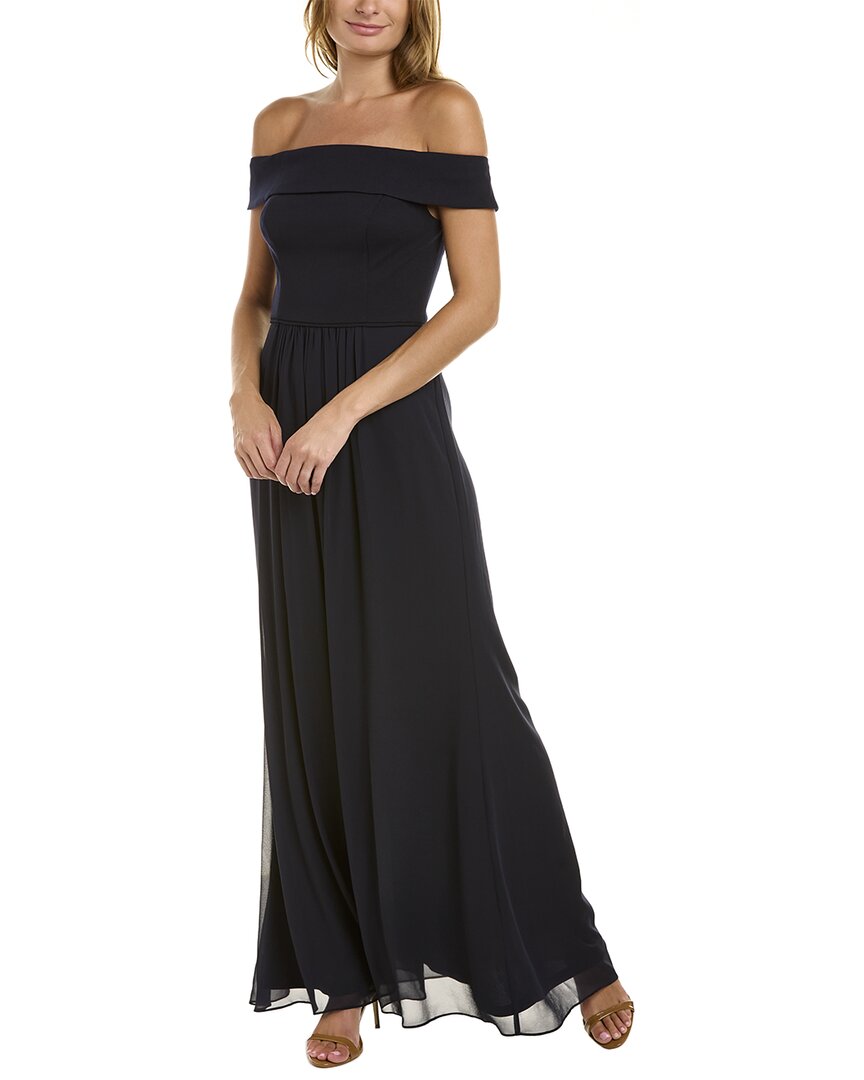 ADRIANNA PAPELL Adrianna Papell Off-The-Shoulder Maxi Dress