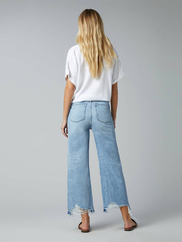 Dl1961 - Women hepburn high rise wide leg jeans in slate