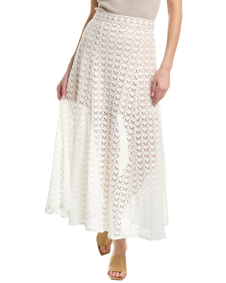 Sabina Musayev Cascade Skirt In White | ModeSens