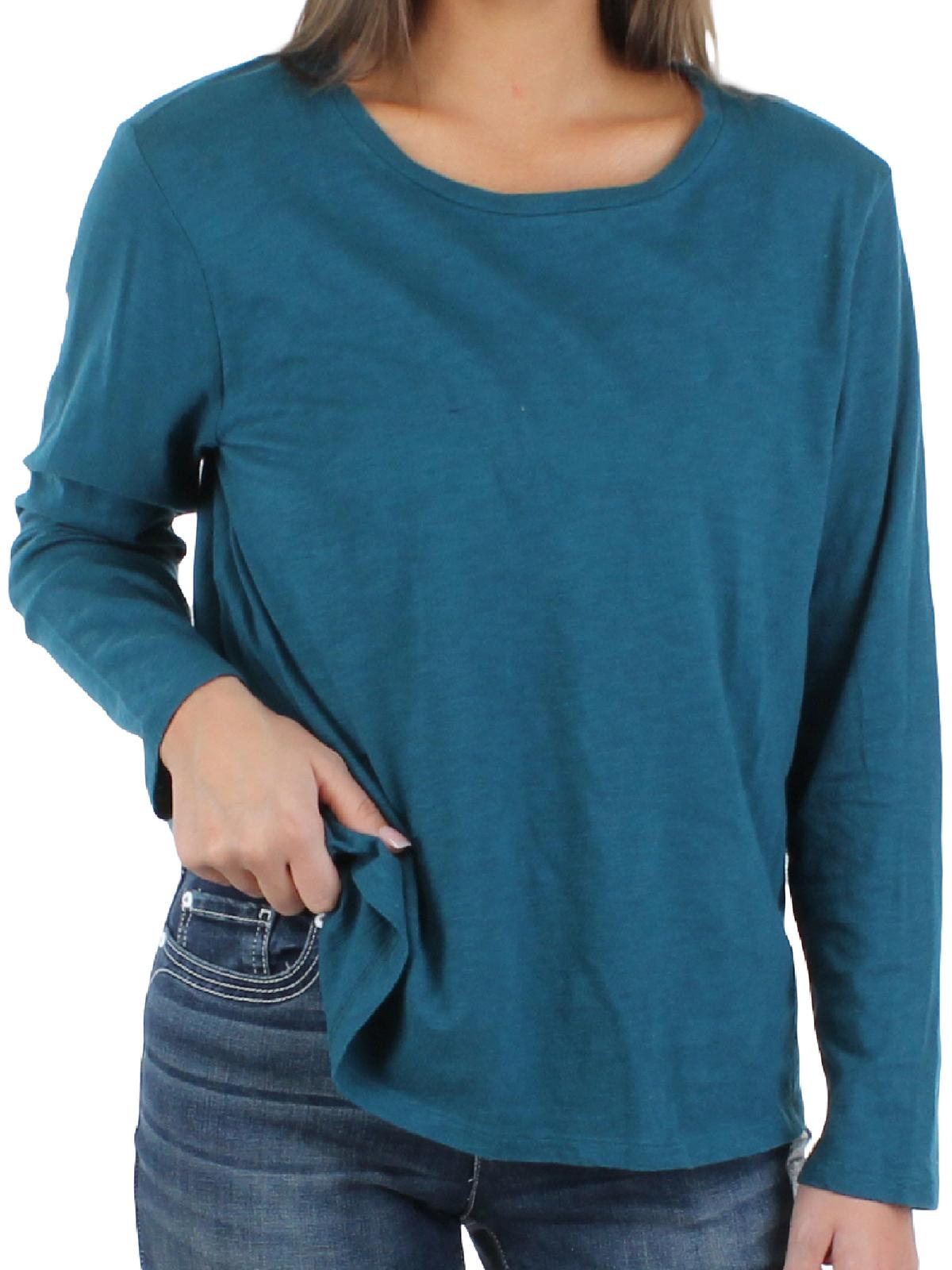 EILEEN FISHER Womens Organic Cotton Crewneck T-Shirt