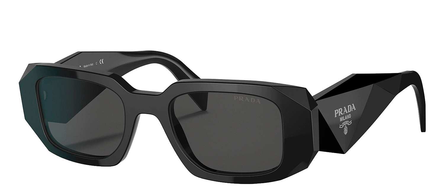 Prada PR 17WS 1AB5S0 49mm Womens Rectangle Sunglasses