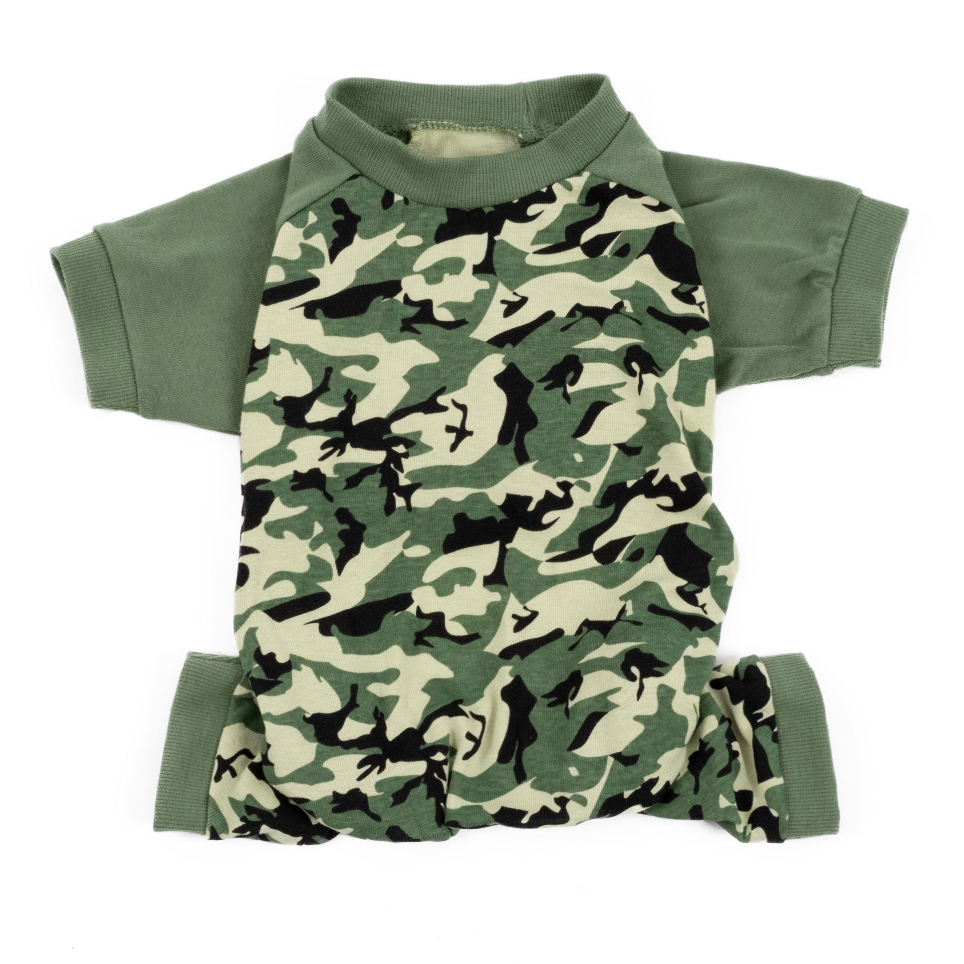 LEVERET Dog Cotton Pajamas Camouflage