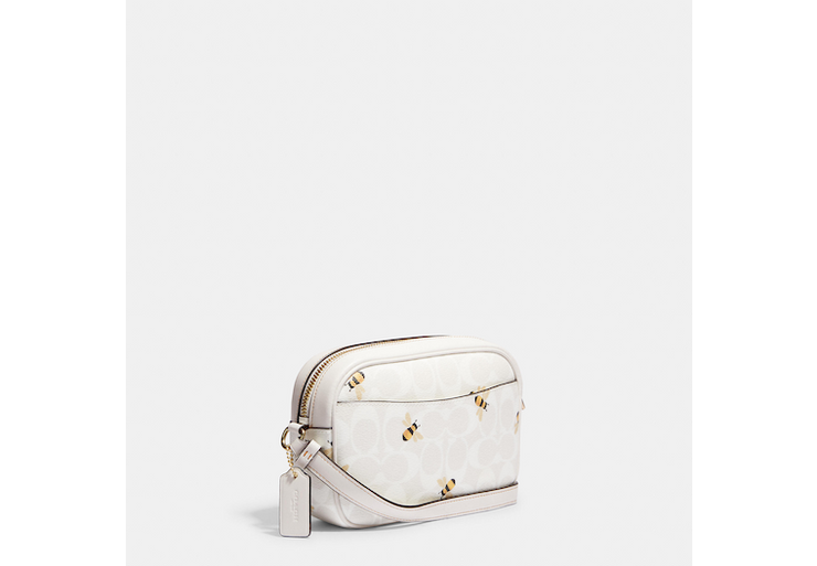 Coach Outlet Mini Jamie Camera Bag In Signature Canvas With Bee Print |  Shop Premium Outlets
