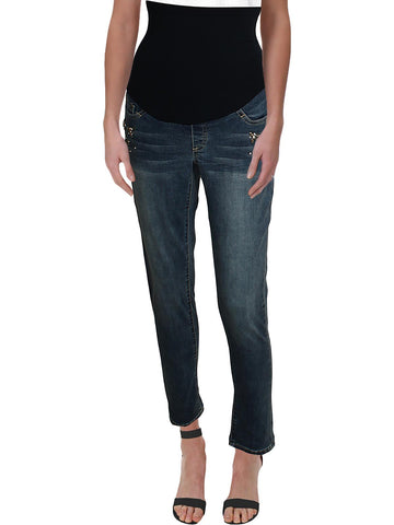 [BLANKNYC] womens over belly maternity skinny jeans