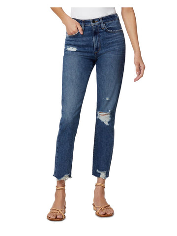 Joe the luna womens ankle distressed cigarette jeans