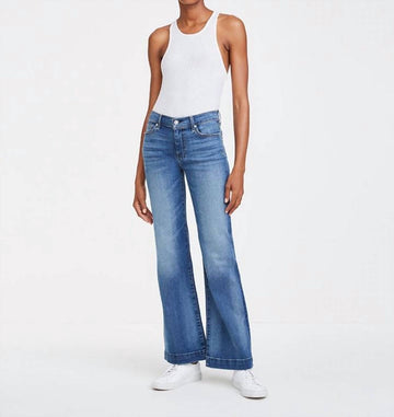 7 For All Mankind a pocket flare jean in primm valley