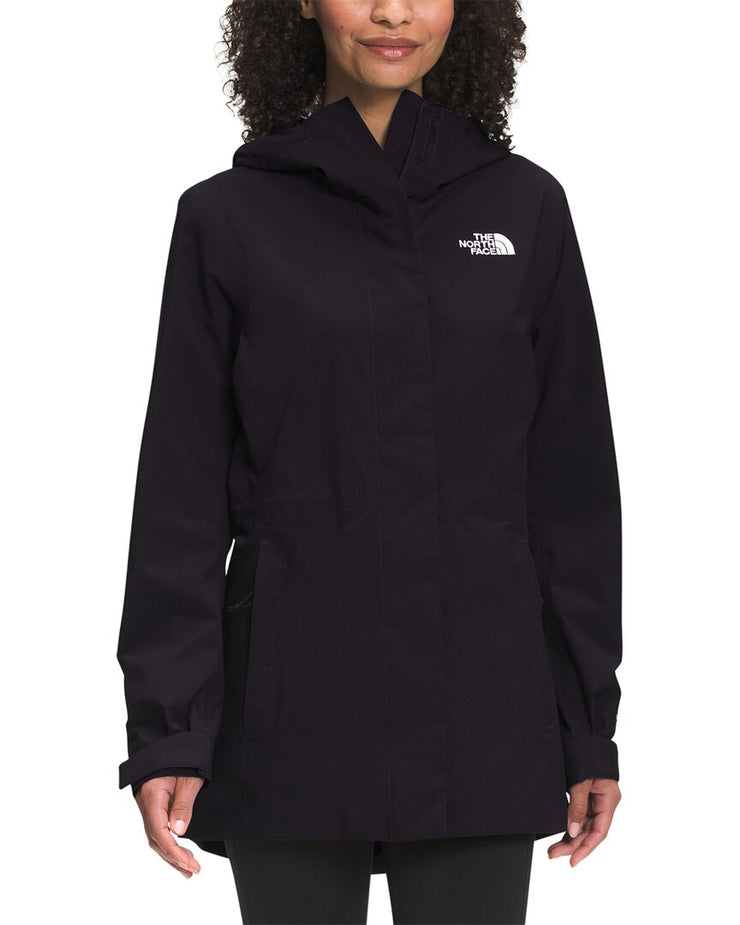 the north face women's city breeze rain trench