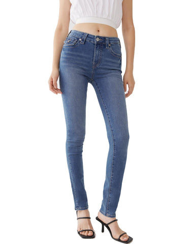 True Religion stella womens denim mid rise skinny jeans