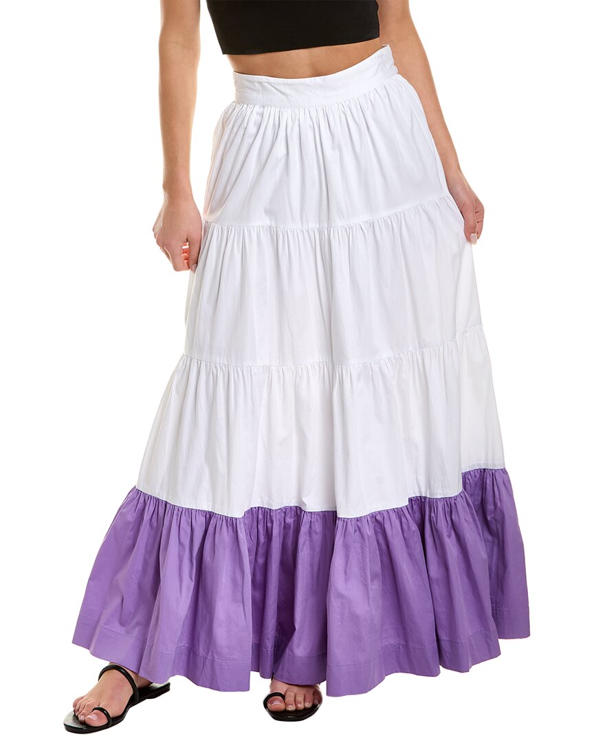 AMUR AMUR Koral Tiered Maxi Skirt