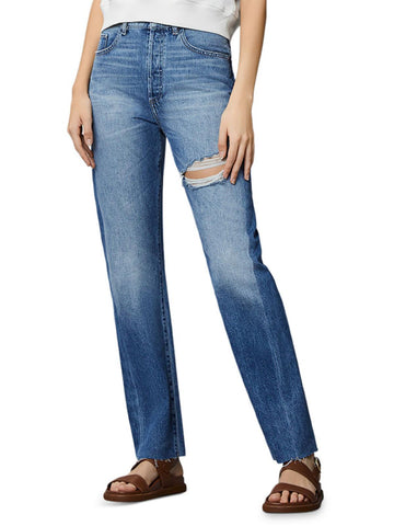 DL1961 emilie womens denim ultra high rise straight leg jeans