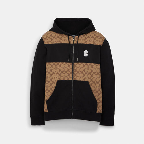 Coach Outlet Signature Full Zip Hoodie