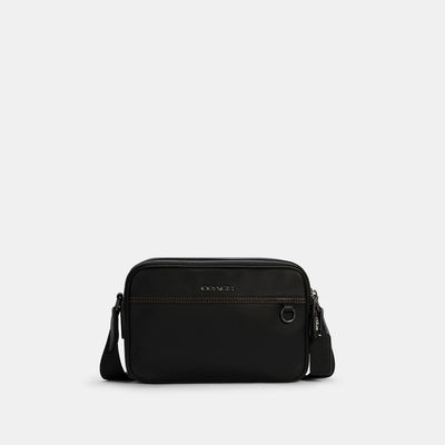 코치 COACH Outlet graham crossbody,gunmetal/black