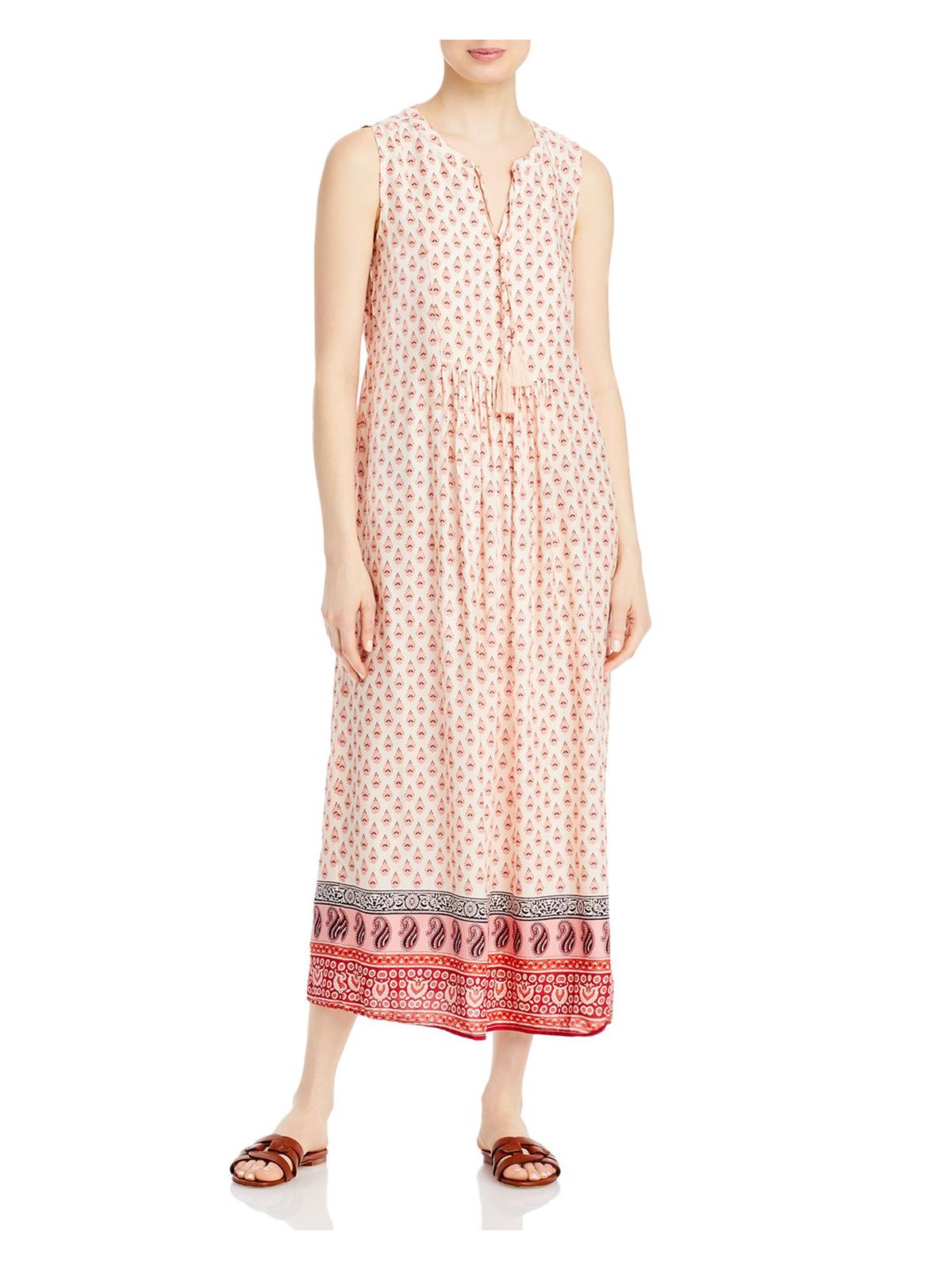 BEACHLUNCHLOUNGE Kamarin Womens Paisley Printed Midi Dress