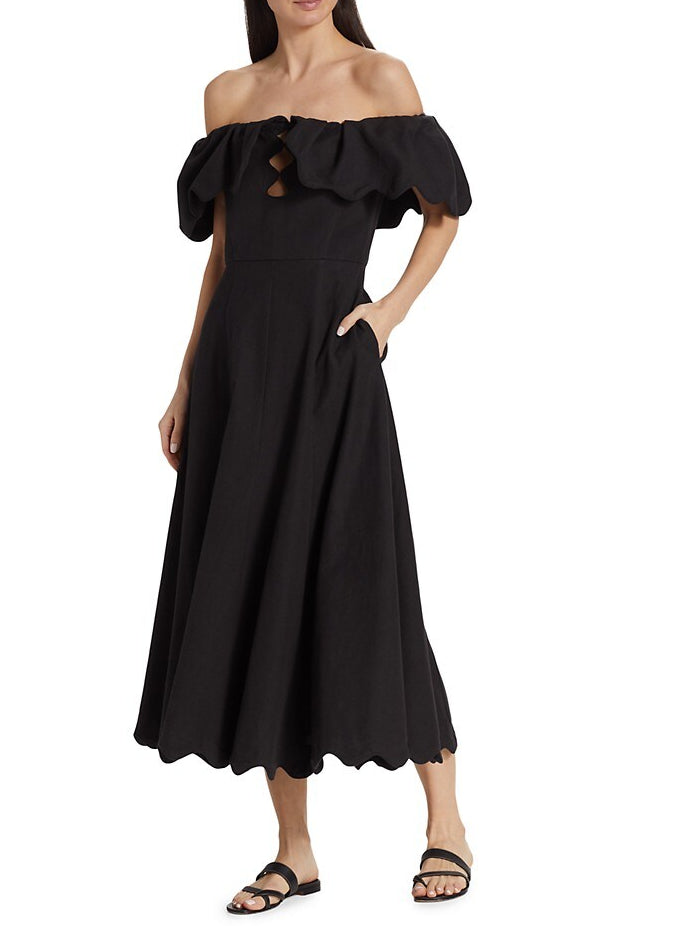 Shop Sea Women's Leona Strapless Dress, Black