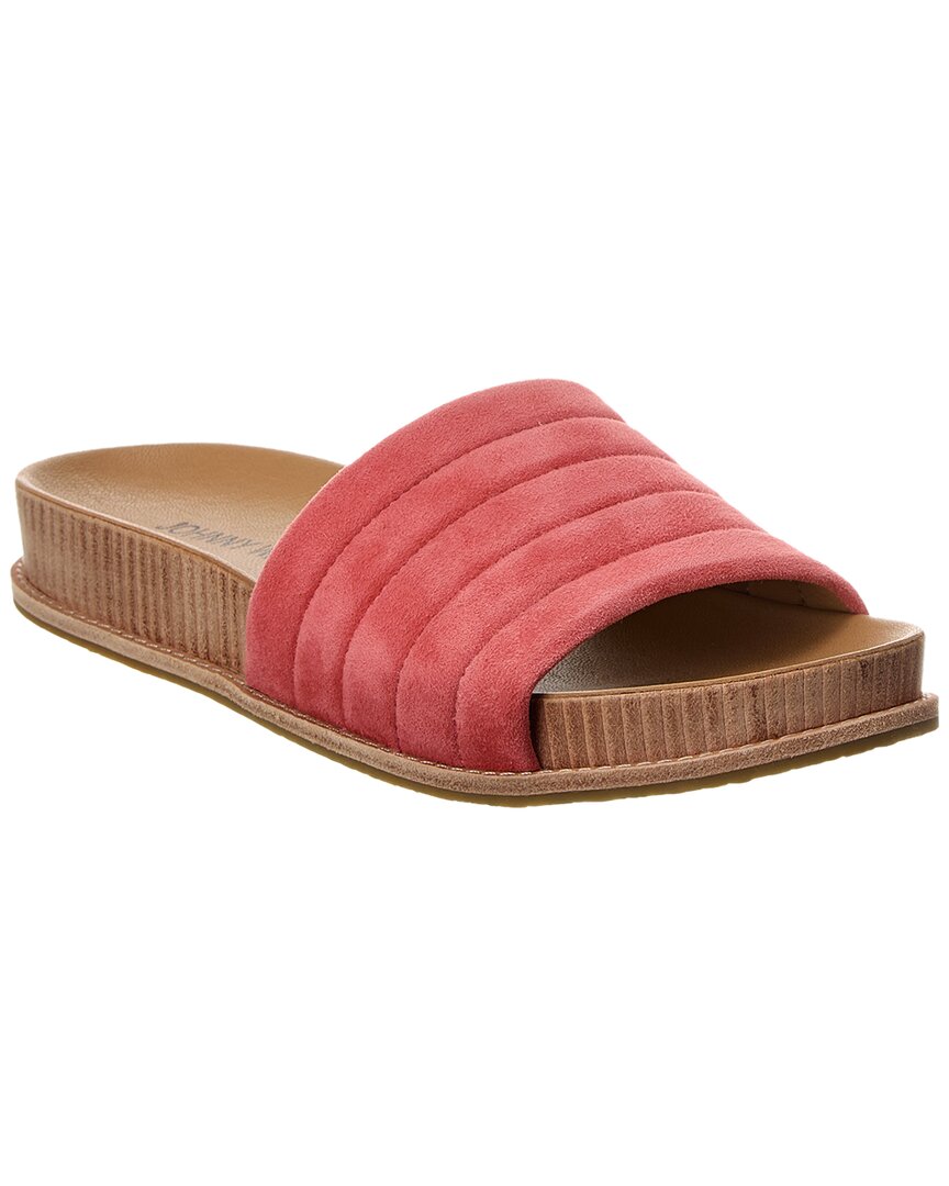 Shop Johnny Was Solid Stitch Suede Sandal In Pink