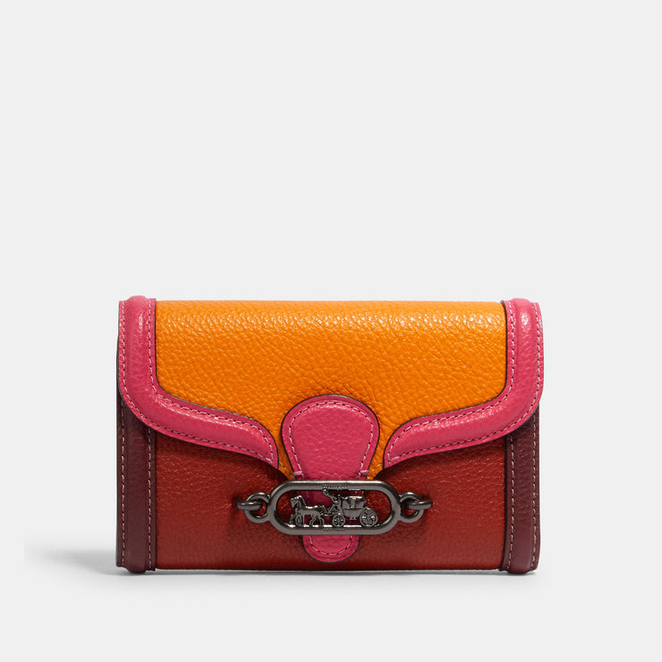 jade medium envelope wallet in colorblock