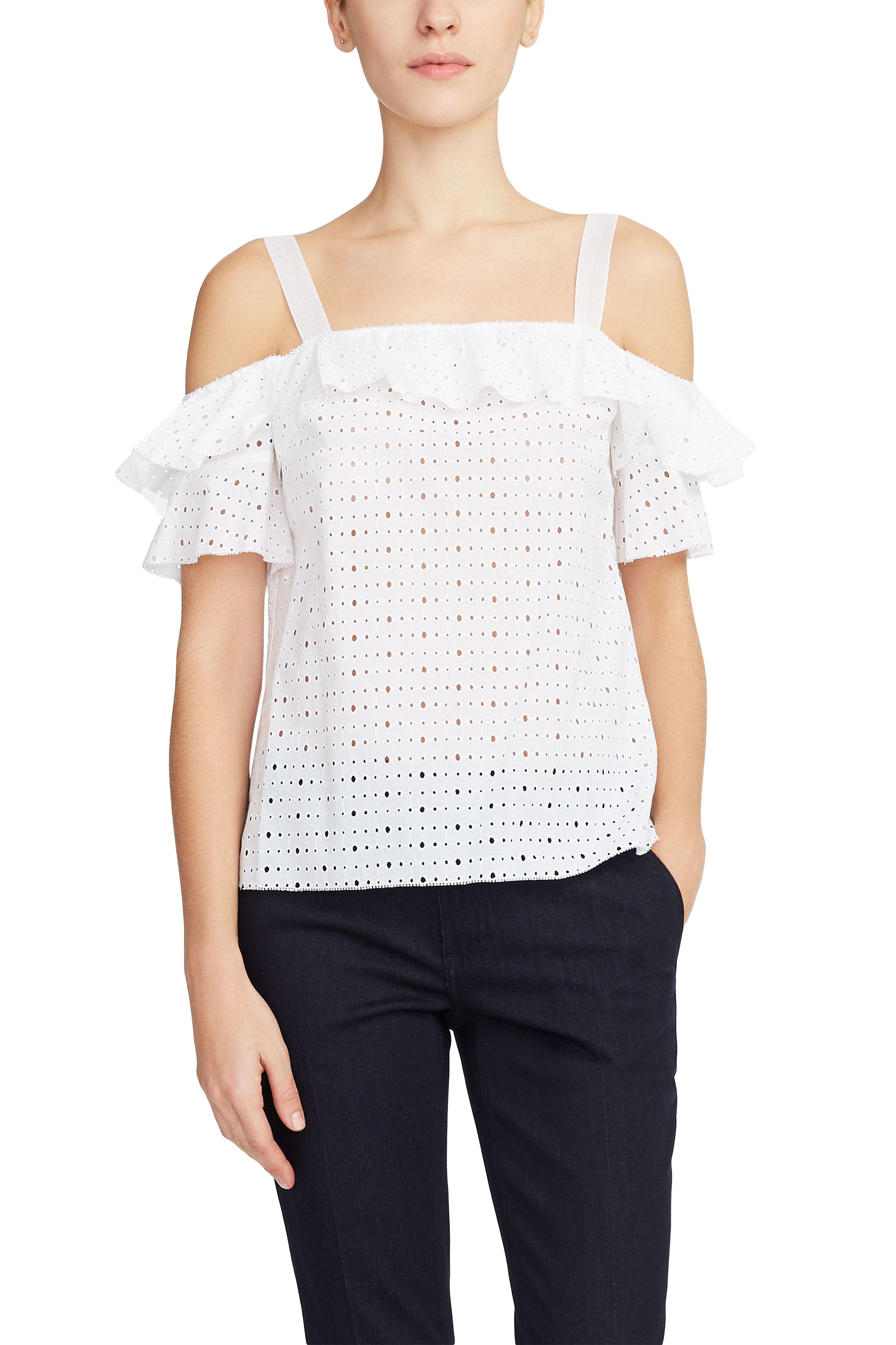 Shop Elie Tahari Harley Blouse In White