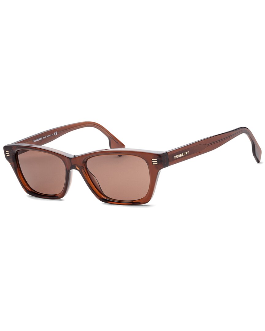 Burberry Men's Be4357 53mm Sunglasses In Brown | ModeSens