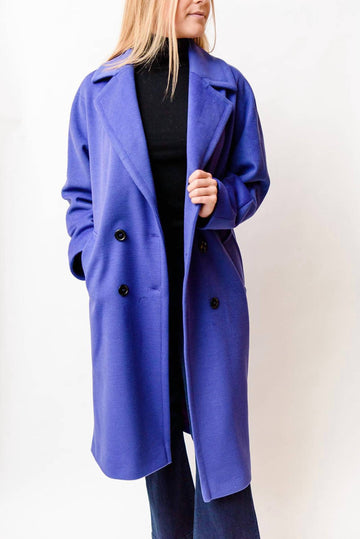 Helene Berman rachel coat in purple